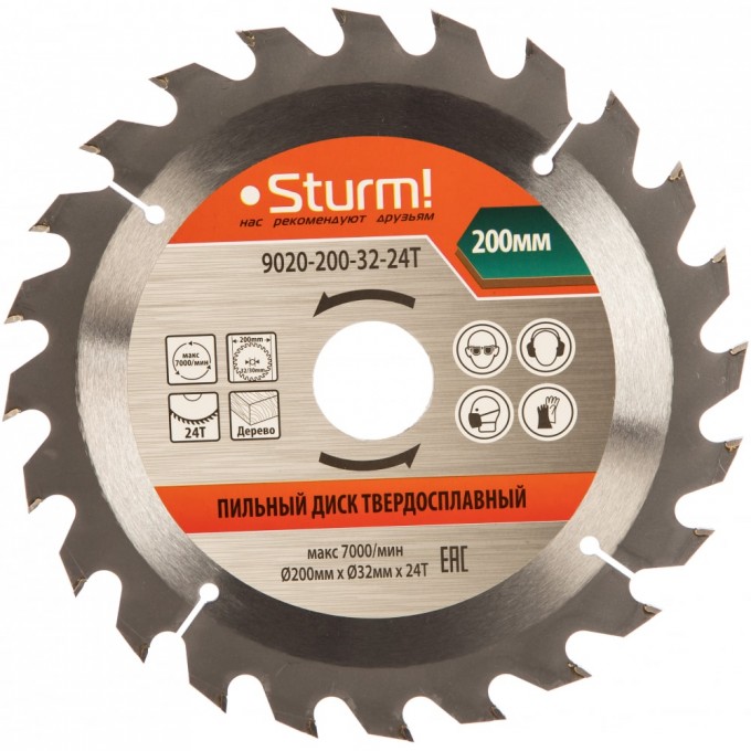 Пильный диск STURM 9020-200-32-24T 768649